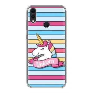 Чохол для Хуавей Гонор 8Х - (Єдинорожки - Новинки) (AlphaPrint) (Unicorn)