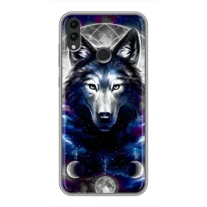 Захисні чохли для Хуавей Гонор 8Х (AlphaPrint) (ХІТ продаж) ВОВК (Вовк)