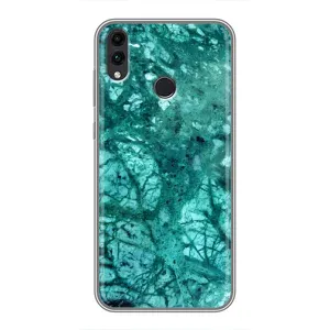 Мраморний чехол на Huawei Honor 8X (VPrint) (Зелений мрамор)