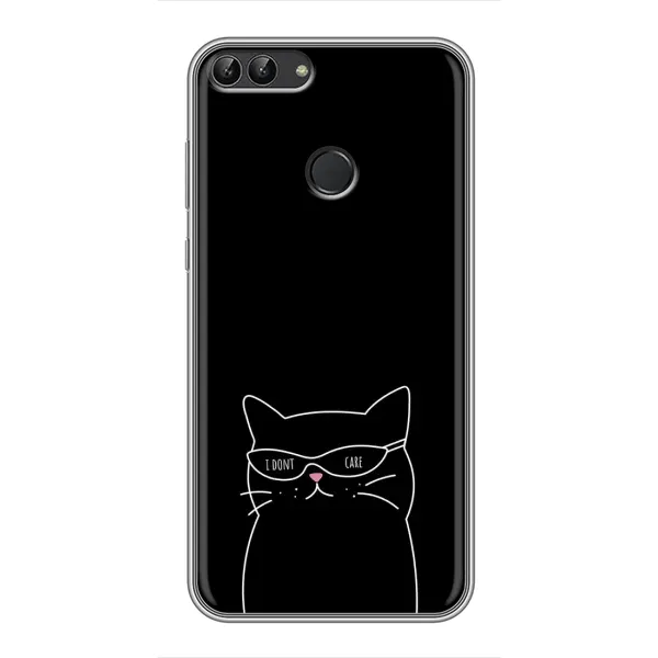 Чехол с принтом «Равнодушный кот» для Huawei Honor 9 Lite Чехол с принтом «Равнодушный кот» для Huawei Honor 9 Lite
