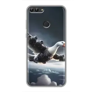 Чехол с мемом Тралалело тралала на Huawei Honor 9 Lite (Бомбардини гусини)