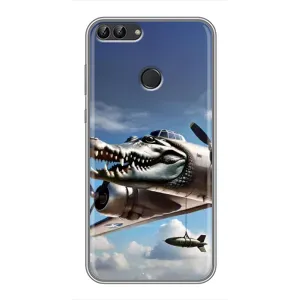 Чехол с мемом Тралалело тралала на Huawei Honor 9 Lite (Бомбардиро крокодило)
