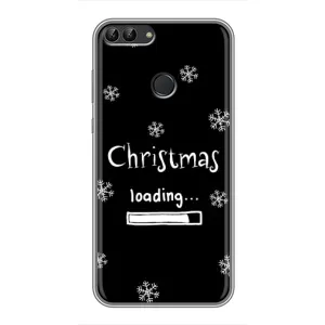 Рождественские, Праздничные Чехлы для Хуавей Хонор 9 Лайт (Christmas loading)