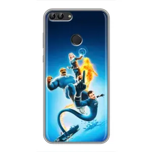 Чехол с принтом Фантастическая четверка для Huawei Honor 9 Lite (Герои Фантастическая Четверка)