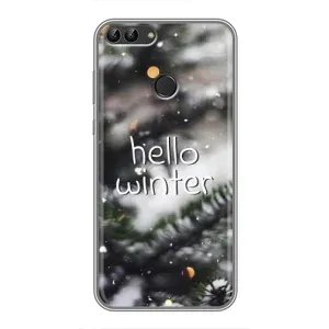 Новогодние, Праздничные Чехлы для Huawei Honor 9 Lite - 2024 год (Hello winter)