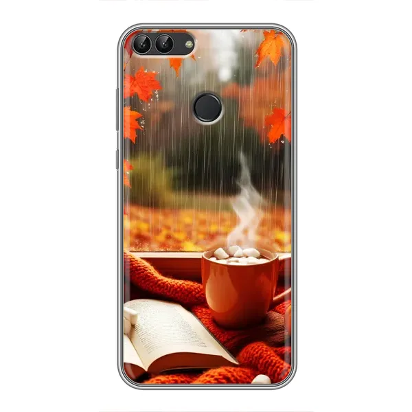 Чехол с принтом «Кофе и дождь» для Huawei Honor 9 Lite Чехол с принтом «Кофе и дождь» для Huawei Honor 9 Lite