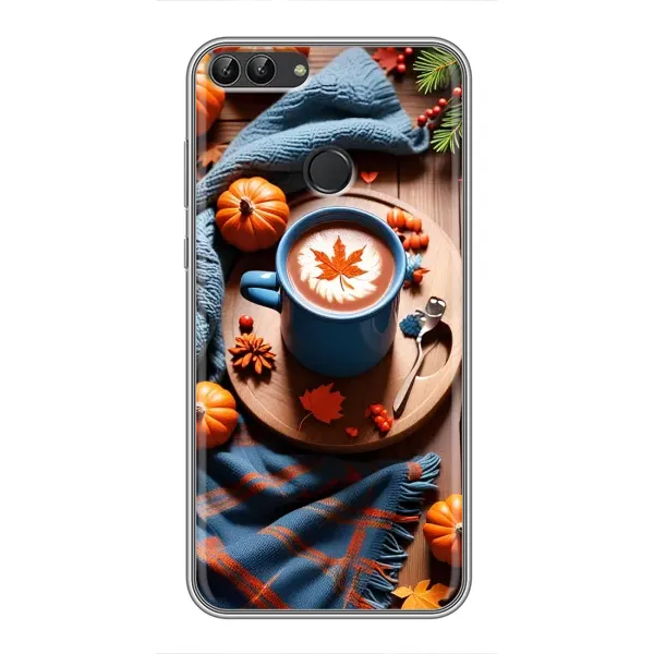 Чехол с принтом «Кофе и тыковки» для Huawei Honor 9 Lite Чехол с принтом «Кофе и тыковки» для Huawei Honor 9 Lite