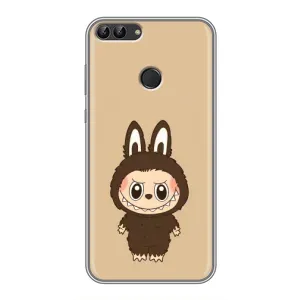 Чохол з Лабубу на Huawei Honor 9 Lite (Bored Ape в червоному)
