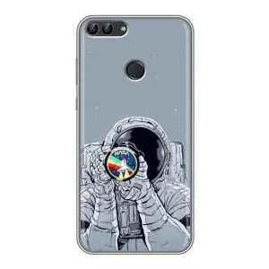 Чохол з принтом «Космонавт фото» для Huawei Honor 9 Lite