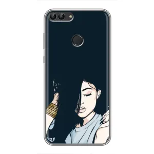 Чохол з принтом «Гарна дівчина» для Huawei Honor 9 Lite