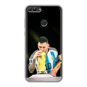 Чохли для Huawei Honor 9 Lite (Leo чемпіон) (AlphaPrint) (Кубок Мессі)