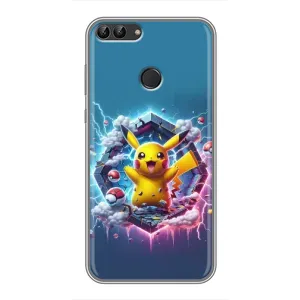 Чохол з Пікачу на Huawei Honor 9 Lite (Лого Пікачу)
