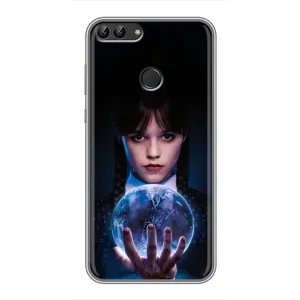 Чехол с дизайном Венздей 2 на Huawei Honor 9 Lite (Магическая сфера Уэнздей)