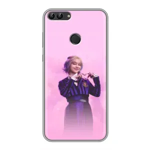 Чехол с дизайном Венздей 2 на Huawei Honor 9 Lite (Яркая Энид Уэнздей)