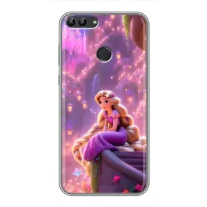 Чехол Рапунцель для Huawei Honor 9 Lite (Рапунцель в замке)