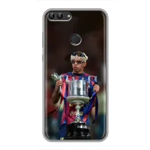 Чохол з футболістом Ламін Ямаль Huawei Honor 9 Lite (Ямаль з кубком)
