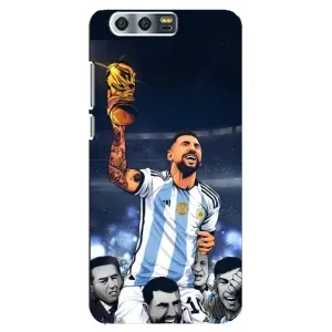 Чохли для Huawei Honor 9, Glory 9, STF (Leo чемпіон) (AlphaPrint) (Мессі з кубком)