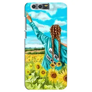 Чохол для Патріота України Huawei Honor 9, Glory 9, STF - (AlphaPrint) (Україночка)