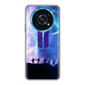Чохли BTS для Huawei Honor Magic 6 Lite 5G (AlphaPrint) (Army BTS)
