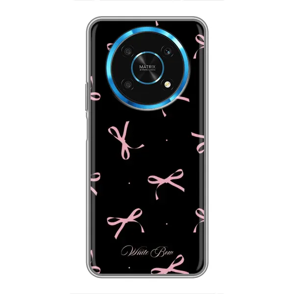 Чохол з принтом «Банти на чорному» для Huawei Honor Magic 6 Lite 5G Чохол з принтом «Банти на чорному» для Huawei Honor Magic 6 Lite 5G