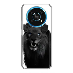 Чохли з картинкою животних Huawei Honor Magic 6 Lite 5G (Чорний ЛЕВ)
