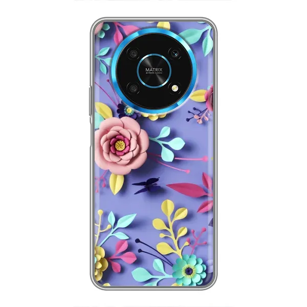 Чохол з принтом «Дизайн квітів» для Huawei Honor Magic 6 Lite 5G