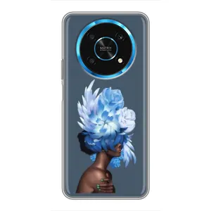 Чехлы (ART) Цветы на Huawei Honor Magic 6 Lite 5G (VPrint) (Квіти на голові)
