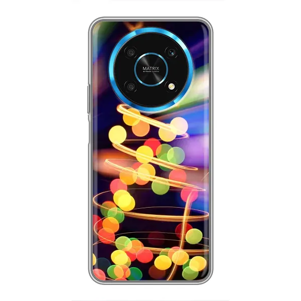 Чехол с принтом «Елка с гирлянд» для Huawei Honor Magic 6 Lite 5G