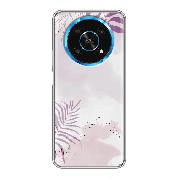 Чохол з принтом «Фіолетове листя» для Huawei Honor Magic 6 Lite 5G