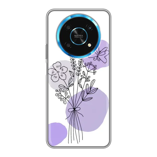 Чохол з принтом «Букет фіолетова абстракція» для Huawei Honor Magic 6 Lite 5G Чохол з принтом «Букет фіолетова абстракція» для Huawei Honor Magic 6 Lite 5G
