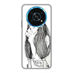 Чохол з друком для Huawei Honor Magic 6 Lite 5G - (Мода) (AlphaPrint) (Фото дівчини)