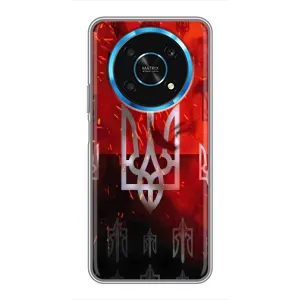 Украинские Чехлы для Huawei Honor Magic 6 Lite 5G с картинкой УПА (AlphaPrint) (ГЕРБ УПА)