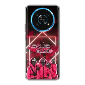 Чохол Гра в кальмара для Huawei Honor Magic 6 Lite 5G (Охоронці Гра кальмара)