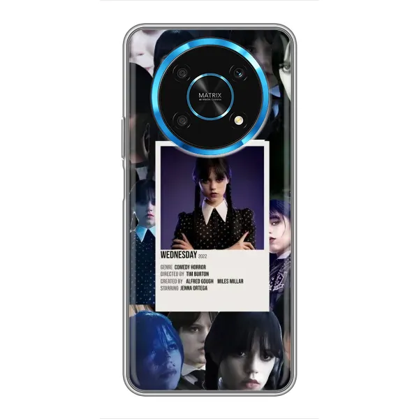 Чехол с принтом «коллаж Уэнздей» для Huawei Honor Magic 6 Lite 5G