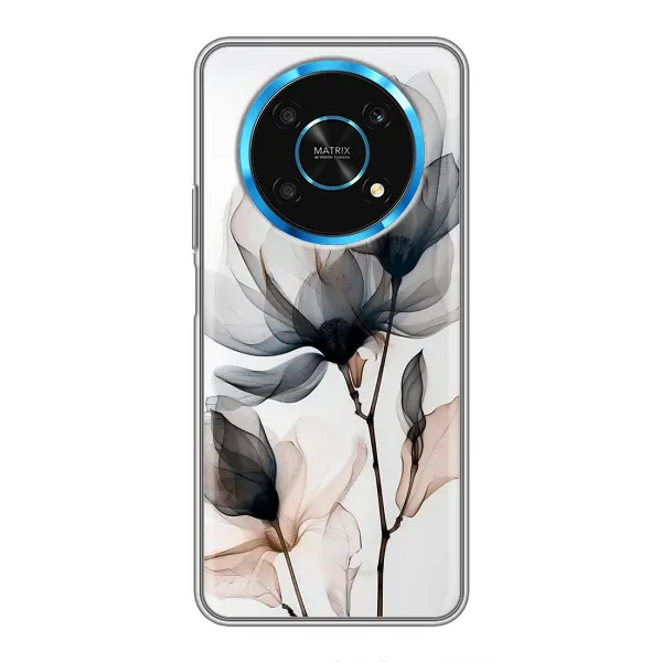 Чохол з принтом «Квіти на білому» для Huawei Honor Magic 6 Lite 5G