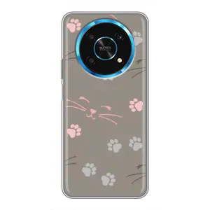 Чехол с рисунком кот на Huawei Honor Magic 6 Lite 5G (Лапы и усы)