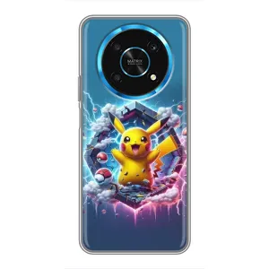 Чохол з Пікачу на Huawei Honor Magic 6 Lite 5G (Лого Пікачу)