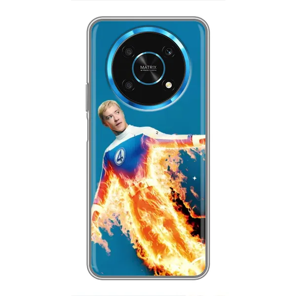 Чохол з принтом «Людина-факел у вогні» для Huawei Honor Magic 6 Lite 5G