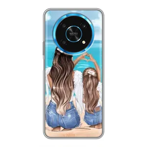Чохол з друком для Huawei Honor Magic 6 Lite 5G - (Мама з дитинкою) (AlphaPrint) (Мама з донькою)