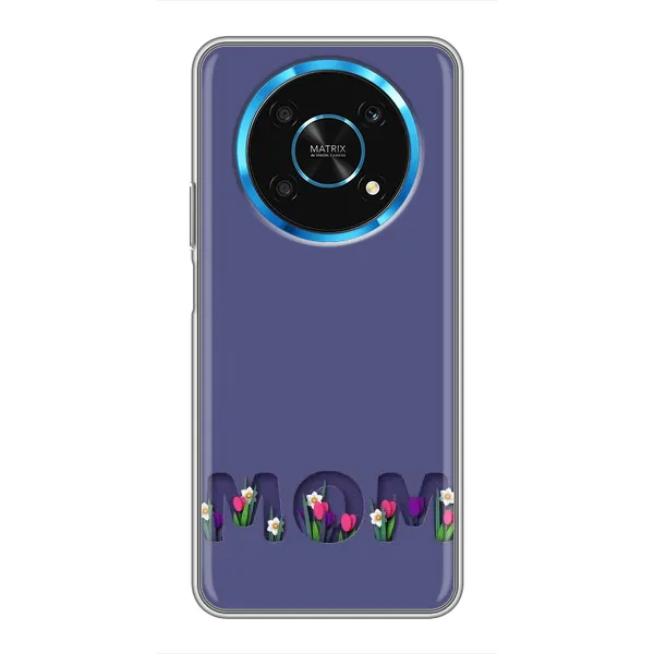 Чохол з принтом «Мама в квітах» для Huawei Honor Magic 6 Lite 5G