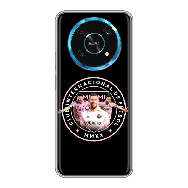 Чехол с принтом «Месси в лого» для Huawei Honor Magic 6 Lite 5G