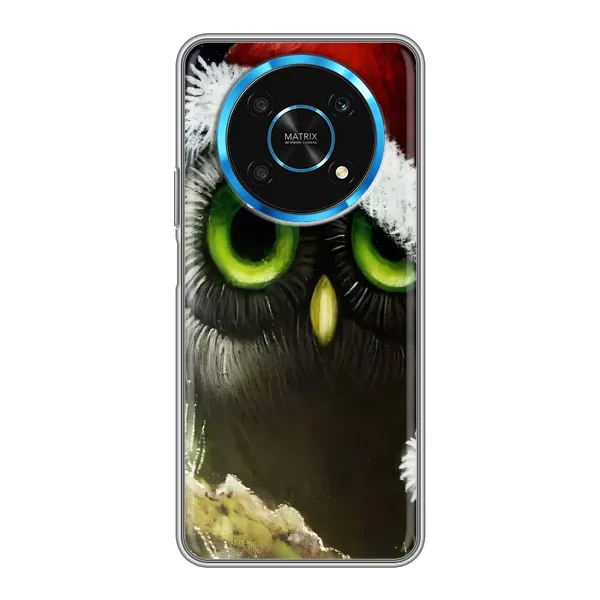 Чехол с принтом «Новогодняя Сова» для Huawei Honor Magic 6 Lite 5G