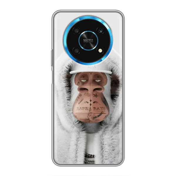 Чехол с принтом «обезьяна NFT в тату» для Huawei Honor Magic 6 Lite 5G Чехол с принтом «обезьяна NFT в тату» для Huawei Honor Magic 6 Lite 5G