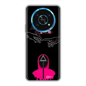 Чохол Гра в кальмара для Huawei Honor Magic 6 Lite 5G (Мінімалізм Гра кальмара)