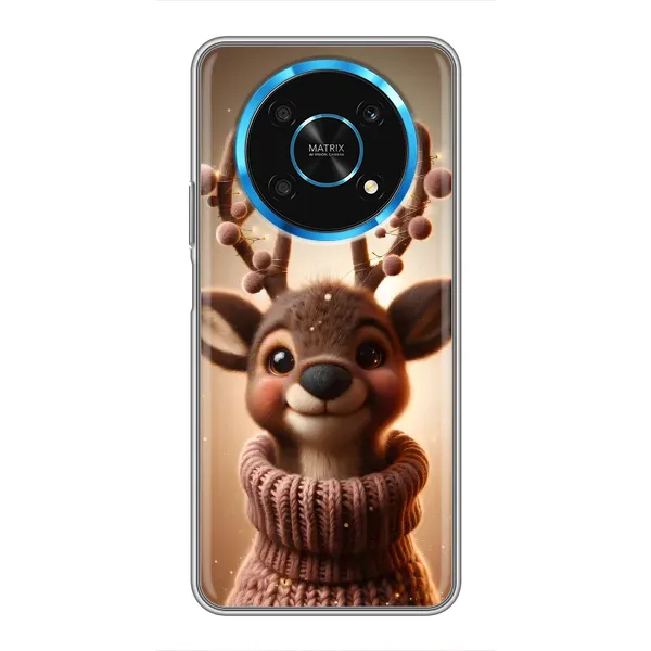 Чохол з принтом «Олень в светрі» для Huawei Honor Magic 6 Lite 5G Чохол з принтом «Олень в светрі» для Huawei Honor Magic 6 Lite 5G