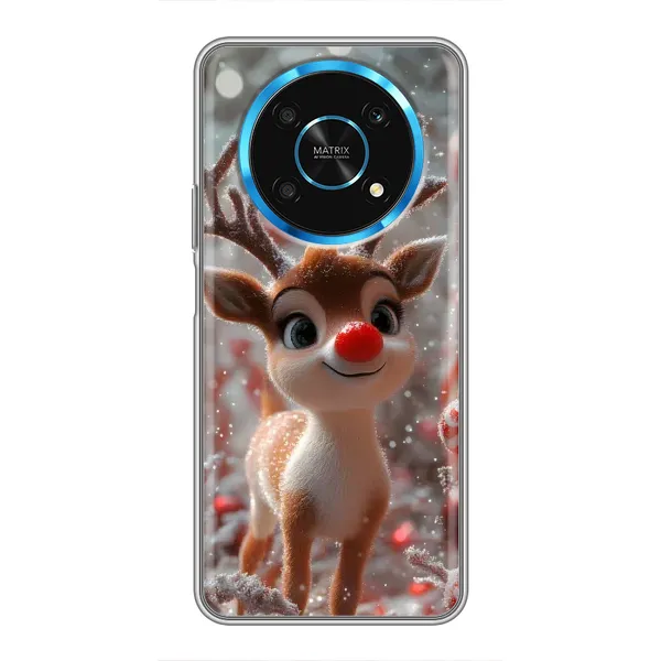 Чохол з принтом «Олень з носом» для Huawei Honor Magic 6 Lite 5G Чохол з принтом «Олень з носом» для Huawei Honor Magic 6 Lite 5G