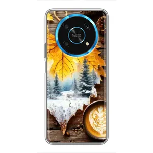 Чохол з унікальним дизайном 'Осінь з кавою' для Huawei Honor Magic 6 Lite 5G (Осінньо-зимова кава)