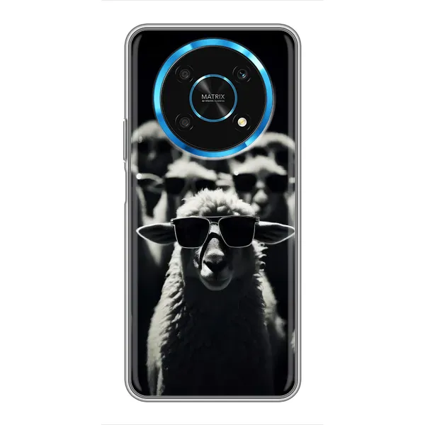 Чохол з принтом «Овечка в окулярах» для Huawei Honor Magic 6 Lite 5G