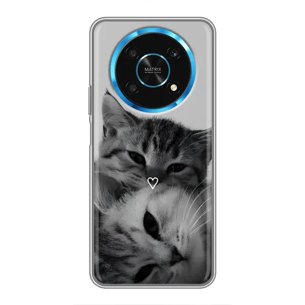 Чехол с принтом «Пара котов» для Huawei Honor Magic 6 Lite 5G