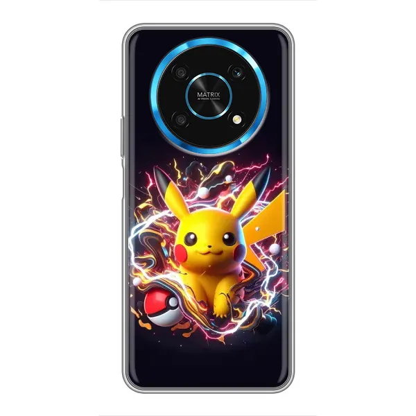 Чохол з принтом «Пікачу з м'ячем» для Huawei Honor Magic 6 Lite 5G